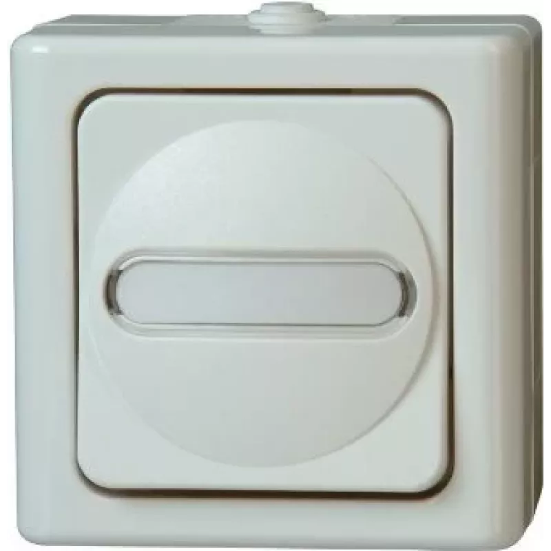 HEINRICH KOPP interruptor universal BLUE ELECTRIC branco ártico saliente para ambientes húmidos 10A, 250V (560602007)