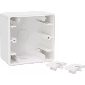 Kopp HK02 caixa de superfície 1 módulo branco ártico 375102008