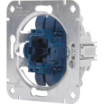 HEINRICH KOPP 507700003 mecanismo de interruptor de comutação para encastrar, alumínio, 250V, 10AX, IP20, terminais de parafuso, cobertura e moldura não incluídas