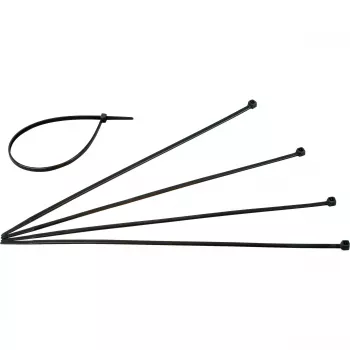 HEINRICH KOPP 328404090 abraçadeiras de cabos 300 mm x 4,8 mm preto resistente aos UV e às intempéries pack de 50