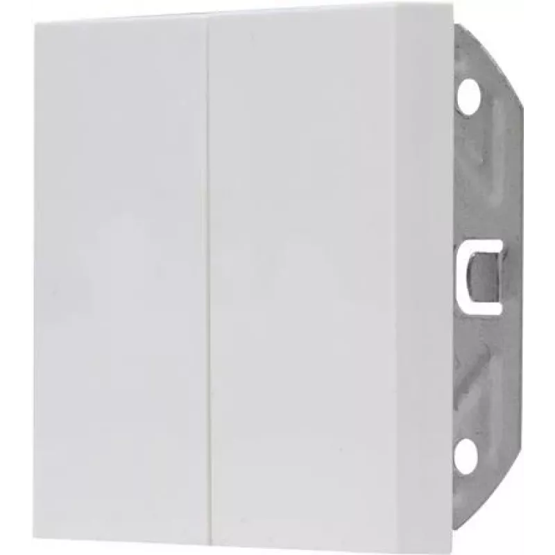 HEINRICH KOPP 490329007 tomada Schuko dupla de encastrar com tampa basculante, IP44, branco