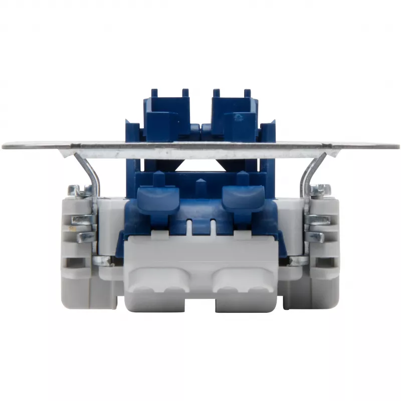 HEINRICH KOPP mecanismo de interruptor duplo, encastrar, 2 tomadas, 250 V, 10 A, terminais de parafuso, termoplástico, IP20 507500007