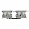 HEINRICH KOPP HK07 KombiQuick tomada Schuko dupla horizontal de encastrar, branco puro (RAL 9010), com proteção para crianças, 16 A, 250 V, terminais de ligação rápida, termoplástico sem halogéneos 133829004