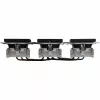 HEINRICH KOPP HK07 KombiQuick mecanismo de tomada Schuko tripla horizontal antracite 133315008