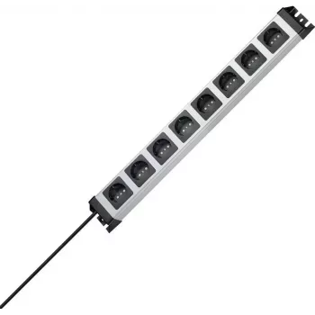 Kopp POWERversal régua de tomadas 8 tomadas com cabo de 1,4 m, branco 226920014
