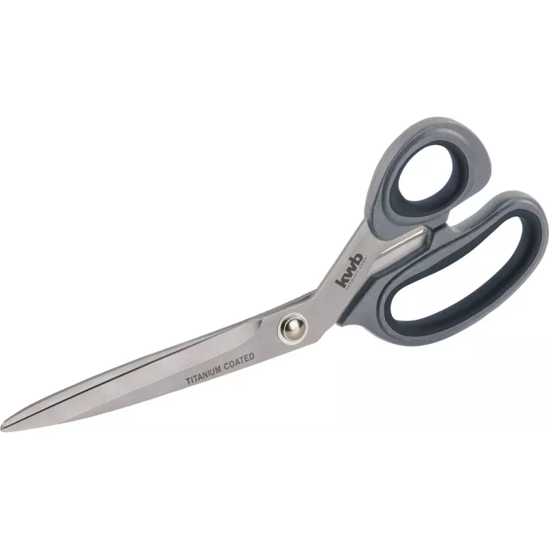 Tesoura universal KWB 020923 com lâminas de aço inoxidável e punho soft-grip, 200 mm