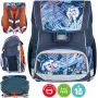 Herlitz Loop Mochila escolar 6-9 anos com Cyber Soccer Footballer