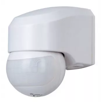 Detetor de movimento PIR Heinrich Kopp 823802014, com fios, montagem na parede, branco