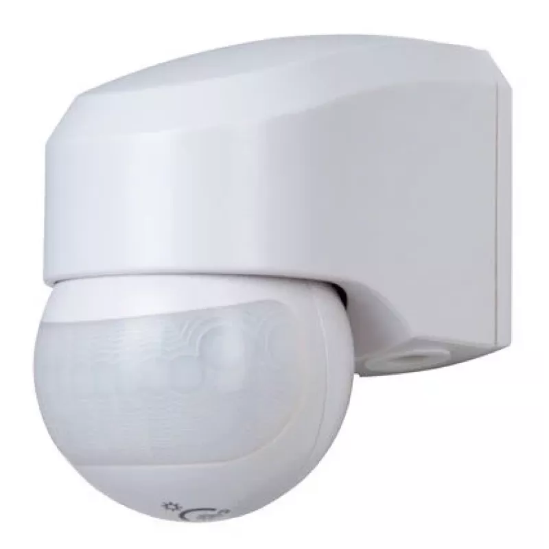 Detetor de movimento PIR Heinrich Kopp 823802014, com fios, montagem na parede, branco
