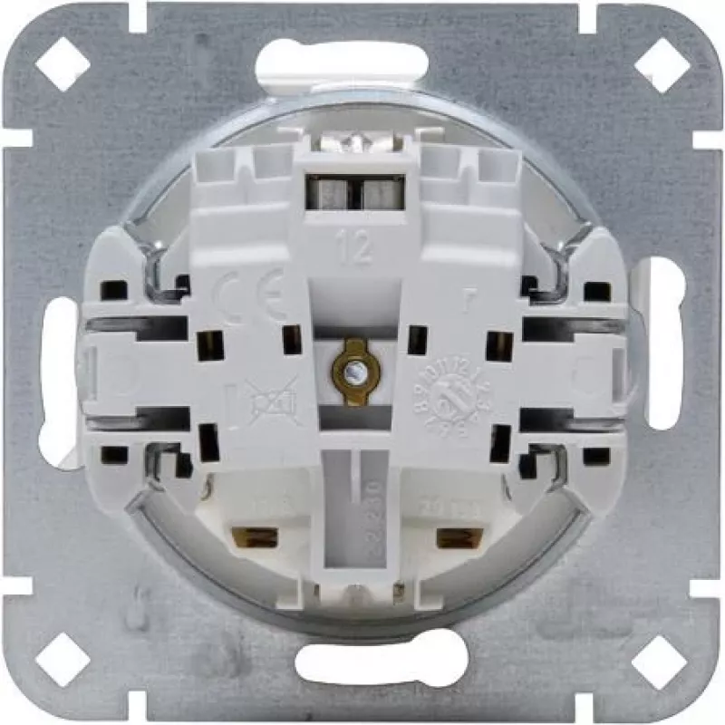 Tomada Schuko com tampa basculante Heinrich Kopp, de sobrepor, IP44, cinzenta, 1 tomada, 16 A, 250 V, série Paris 951529001