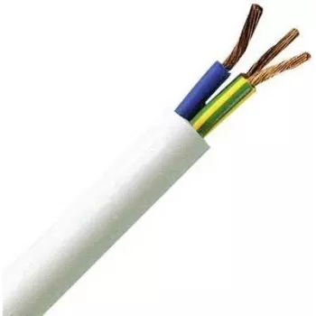 Cabo de PVC resistente ao óleo Heinrich Kopp H05VV5-F 3G1,5mm² 25m preto 153725001