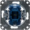 Interruptor de encastrar de comutação/duplo base Heinrich Kopp, 250V, 10AX, IP20, alumínio 508600001