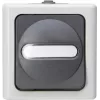 HEINRICH KOPP Interruptor universal BLUE ELECTRIC cinzento de sobrepor para locais húmidos 10A, 250V (560656006)