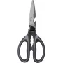 kwb 020721 Tesoura doméstica, lâminas de aço inoxidável, 210 mm, preto