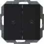 HEINRICH KOPP Paris Atuador de comutação, preto mate, 230 V, 10 A, Kopp Free Control, montagem embutida 651550080