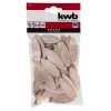 kwb Cavilhas de madeira 10 mm, 50 unid., faia, estriadas, DIN 68150 029110
