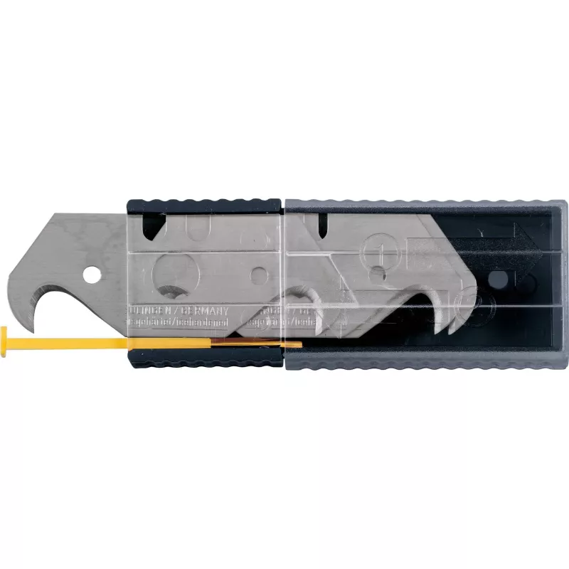 KWB Lâminas de trapézio de substituição com gancho, 49 x 19 x 0,5 mm, 6 unid., aço carbono 024306