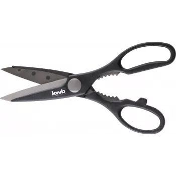 kwb 027195 Tesoura universal 205 mm aço inoxidável preto/vermelho
