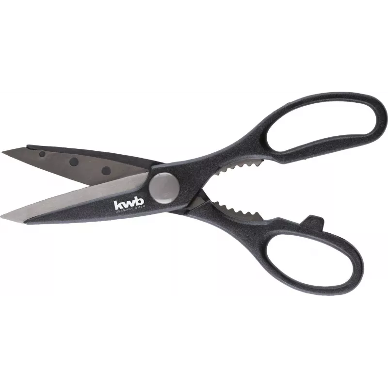 kwb 027195 Tesoura universal 205 mm aço inoxidável preto/vermelho