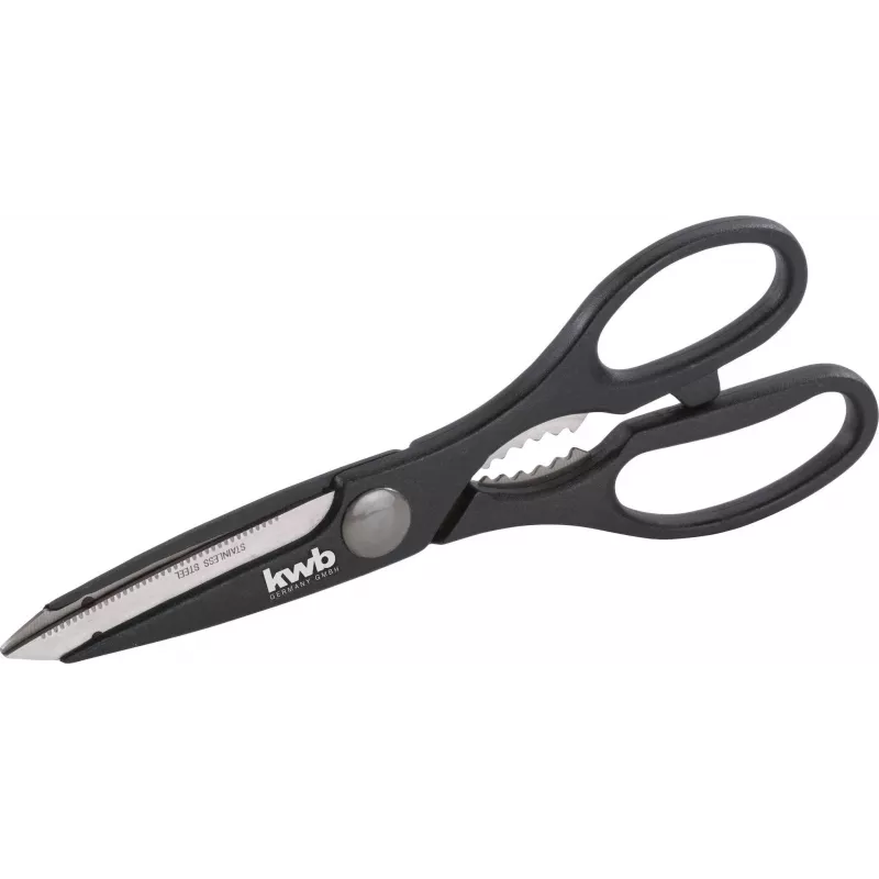 kwb 027195 Tesoura universal 205 mm aço inoxidável preto/vermelho