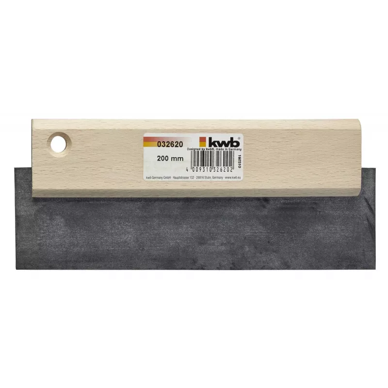 kwb 032620 Placa de juntas 200 mm x 55 mm borracha elástica com cabo de madeira