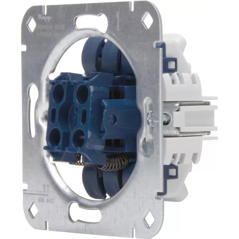 HEINRICH KOPP 508500008 Mecanismo de interruptor de estores para embutir 250V 10A IP20 alumínio