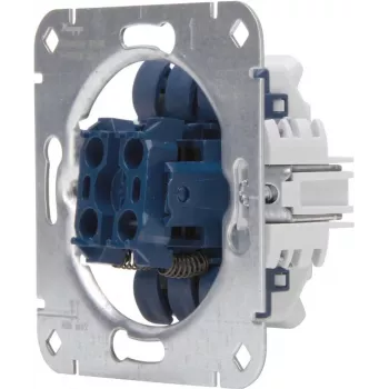 HEINRICH KOPP 507900009 Mecanismo de botão para estore/persiana encastrado, 250V, 10AX, IP20, alumínio