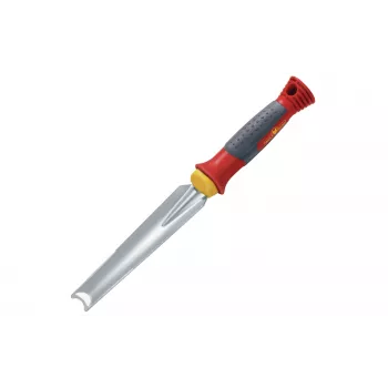 WOLF-Garten KS-2K Pá de mão, cinzento/vermelho, lâmina de aço inoxidável, cabo ergonómico de 2 componentes, 270 mm 2771 000