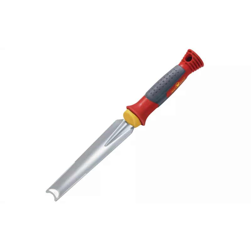 WOLF-Garten KS-2K Pá de mão, cinzento/vermelho, lâmina de aço inoxidável, cabo ergonómico de 2 componentes, 270 mm 2771 000