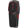 KWB SAFETY-FIXX 11620 Detetor de multimateriais, madeira, metal ferroso, cabo AC sob tensão, 38 mm de profundidade, preto/vermelho