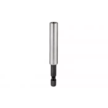 kwb INOX Porta-bits com bainha de aço inoxidável, 1/4 polegadas, magnético, 60 mm 100100