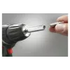 kwb INOX Porta-bits com bainha de aço inoxidável, 1/4 polegadas, magnético, 60 mm 100100