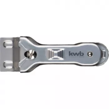 KWB 013810 Raspador plano com lâmina de aço inoxidável e cabo ergonómico de 2 componentes