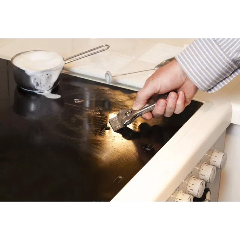 KWB 013810 Raspador plano com lâmina de aço inoxidável e cabo ergonómico de 2 componentes