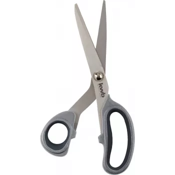 kwb 020921 Tesoura universal 200 mm aço inoxidável lâmina dentada com corta-arame e abre-garrafas vermelho/preto