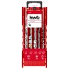 kwb 109154 Conjunto de brocas para pedra, 9 peças, 4/6/8 mm, com pastilha de metal duro, DIN 8039