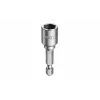 kwb 102710 Bit de chave de caixa sextavado com encaixe 1/4 polegadas 10 mm cromo-vanádio