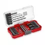 Einhell Conjunto de chaves de caixa e bits 1/4 polegadas (6,3 mm), 18 peças, aço cromo-vanádio, porta-bits magnético, mala de plástico 108709