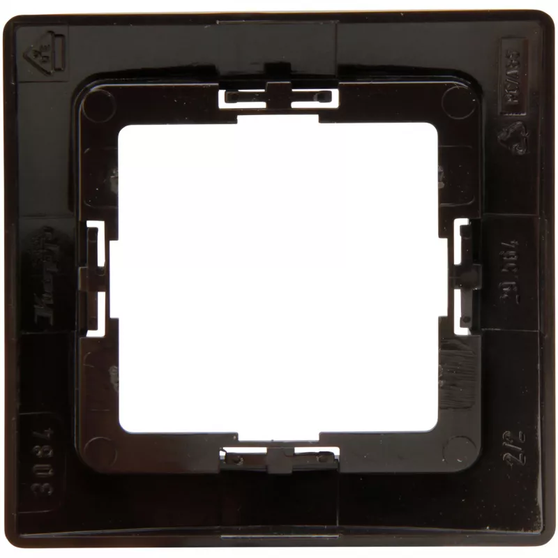 Kopp Paris Aro de cobertura, 1 módulo, preto mate 308450066