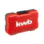 kwb 109010 Conjunto de bits, 39 peças, bits de aço S2, haste sextavada 1/4 polegadas, porta-bits magnético de troca rápida, com código de cores