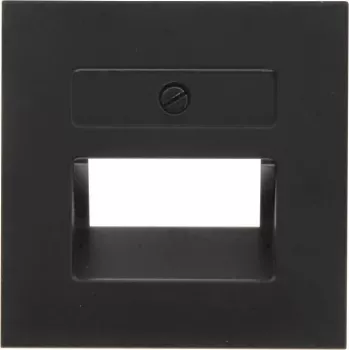 Kopp HK07-UAE Placa de cobertura, preto mate, 1 módulo 371750005