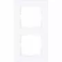 HEINRICH KOPP HK07 Aro de cobertura 2 módulos, branco ártico mate 402632005