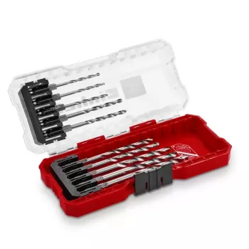 Einhell 108723 conjunto de brocas helicoidais para metal, 10 peças, 2-6,5 mm, HSS, DIN 338