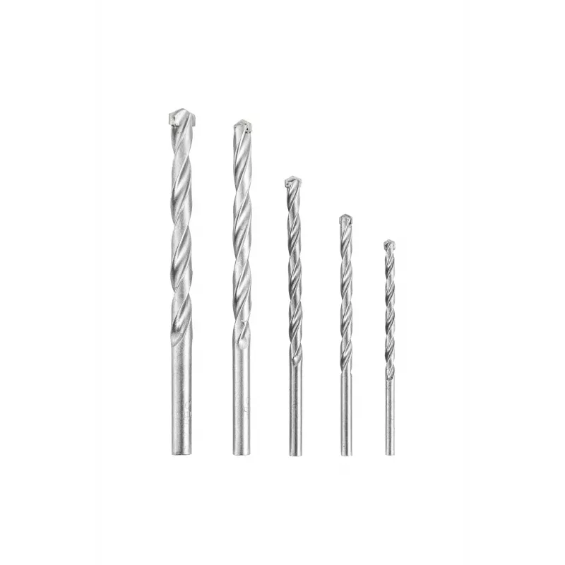 kwb 109140 conjunto de brocas de martelo com pontas de metal duro, 5 peças, 4-10 mm