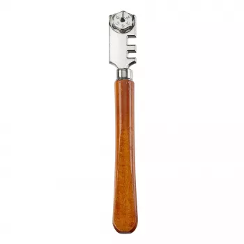 kwb 177100 Corta-vidros de metal duro com cabo de madeira, 185 mm