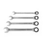 KWB 460490 Conjunto de 4 chaves de caixa com catraca dupla 10-17 mm