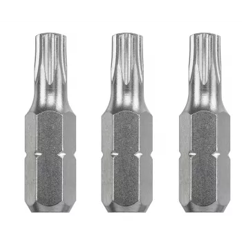 kwb 121610 Conjunto de bits sextavados, 4/5/6 mm, aço S2, 25 mm, 3 peças