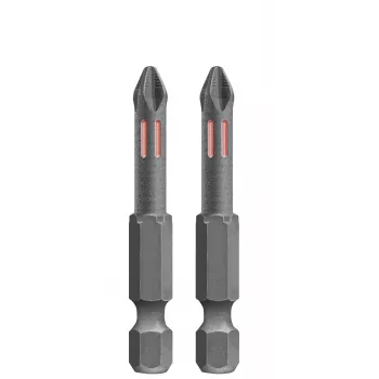 KWB 122053 Bits Phillips PH3 sextavados, 25 mm, pack de 2