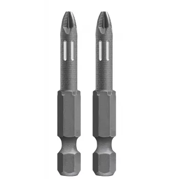 kwb 122153 Bit PoziDriv PZ3, 25 mm, haste sextavada de 1/4 polegadas, aço, 2 unid.