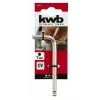KWB Conjunto de 9 chaves Allen métricas aço cromo-vanádio chaves em L com suporte de plástico 147470